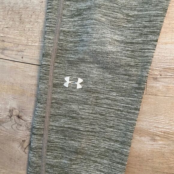 Under Armour Green/Grey Full Length Leggings - Picture 4 of 5